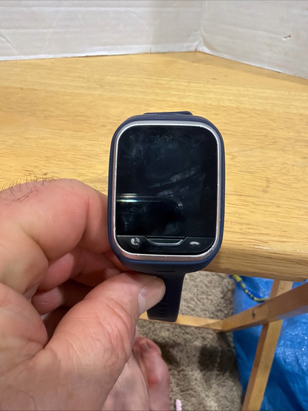LG-VC200B Gizmo Gadget Verizon Smart Watch - Navy Blue Band (Watch & Band Only)